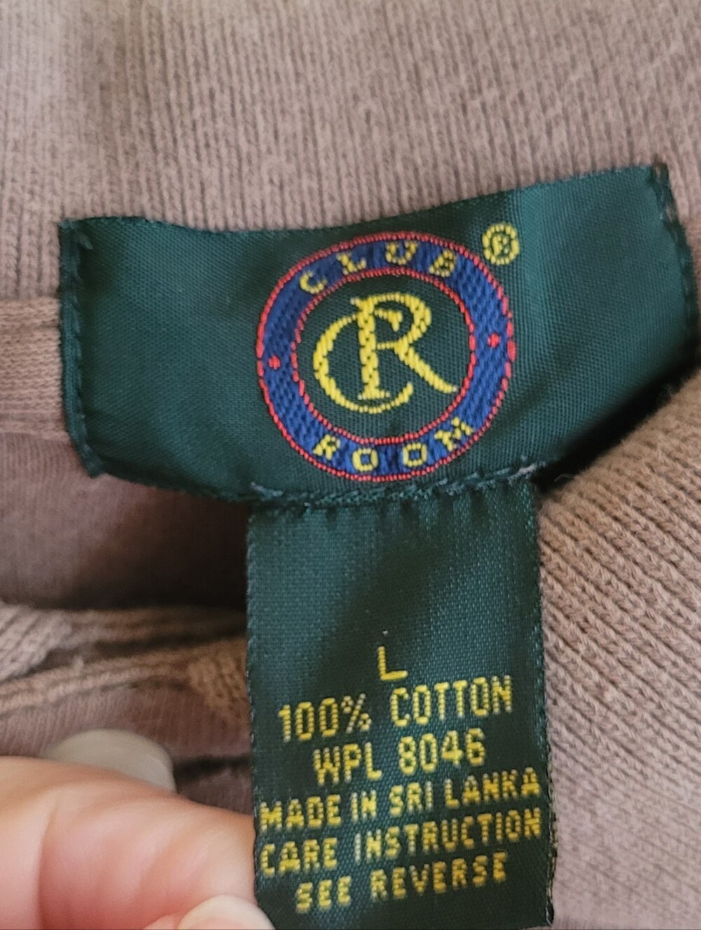 Club Room Men's Polo Shirt in Taupe - Picture 2 of 3